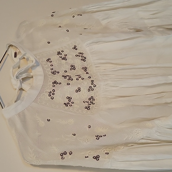 SOLD Free people have it my way mutton sleeve blouse - Picture 5 of 7